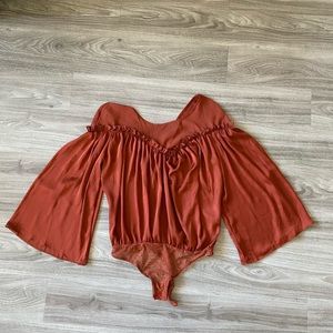Free People Blouse Bodysuit size large